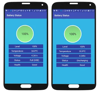 android battery status refresh